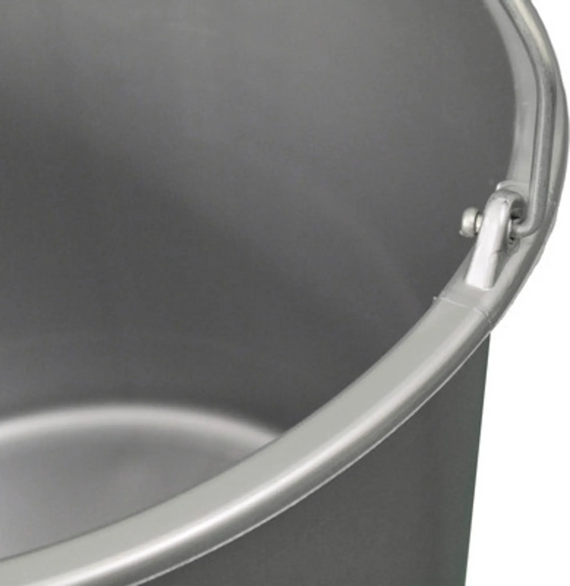 Baueimer 20 l – aus Recycling-Kunststoff, schwarz